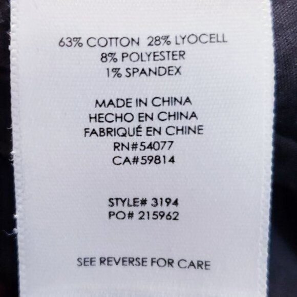 Cabi‎ Curvy Dusk Destructed Skinny Jeans Dark Wash Distressed Denim Jeans sz 2 - Picture 11 of 12